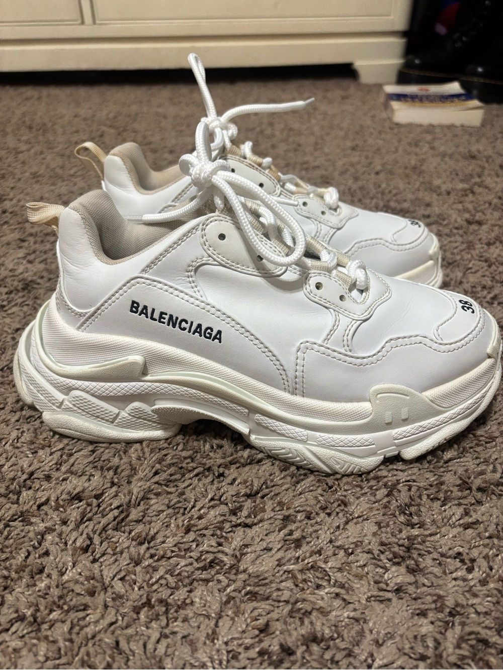 Balenciaga White Triple S Sneaker